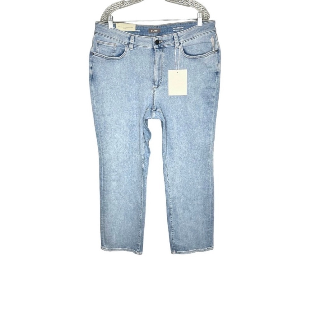 DL1961 Patti Straight High Rise Vintage Jean Droplet Light Wash NWT